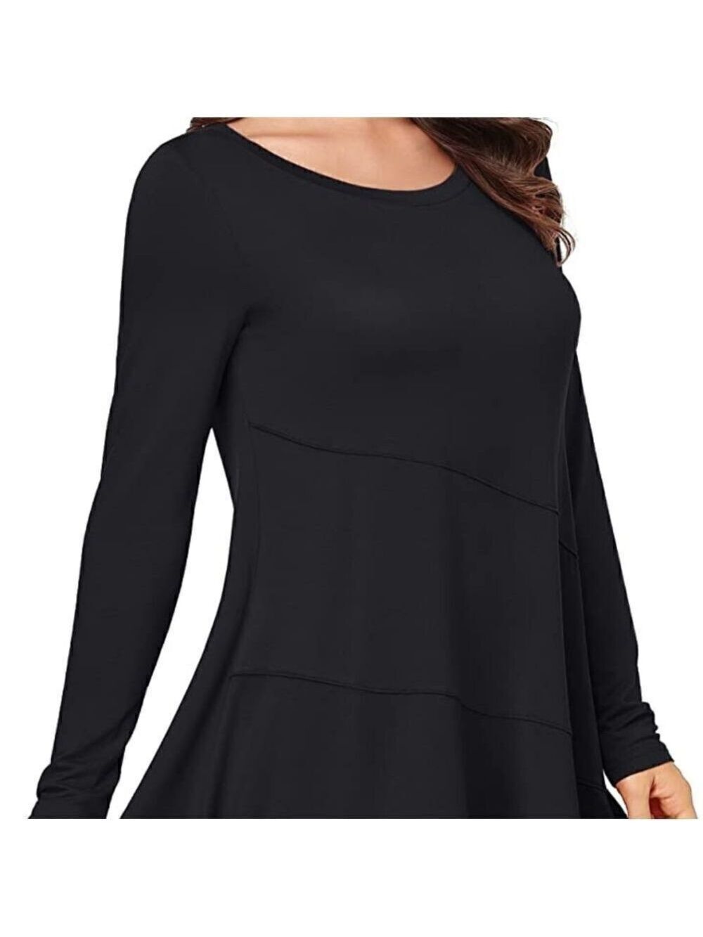 NWT Baikea Womens Tunic Tops to Wear with Leggings Long Sleeve Blouses Size   4